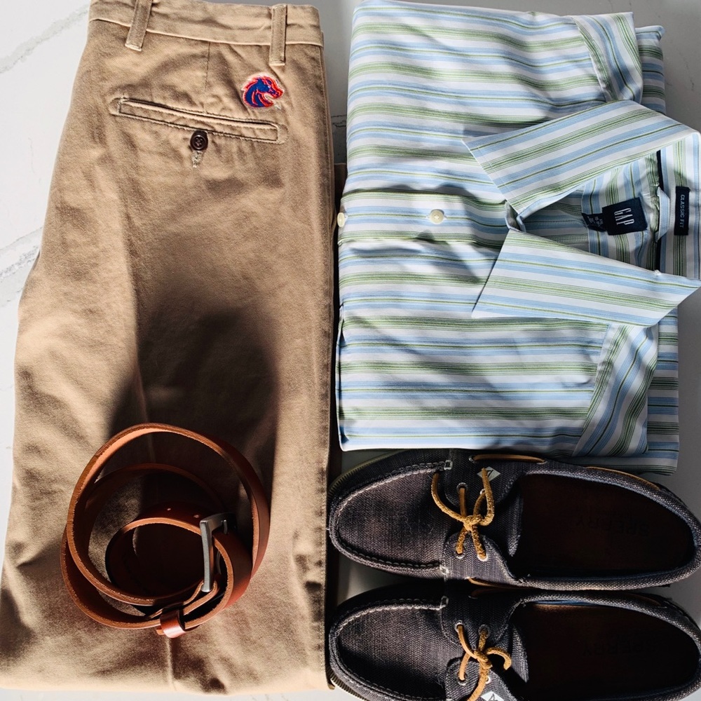 Dockers Broncos Logo Khakis 33x30